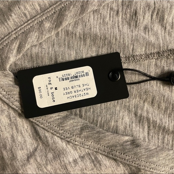 Rag & Bone Classic V Neck Tee. - Picture 7 of 7